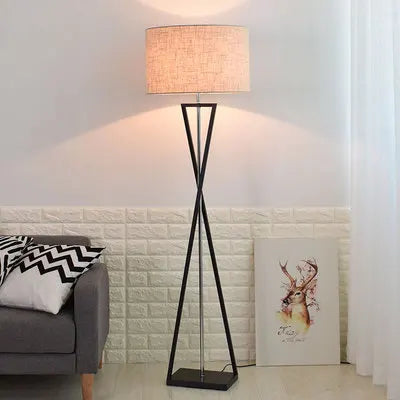 Nordic Modern Floor Lamp – Creative Iron Standing Lamp for Bedroom, Living Room, Study