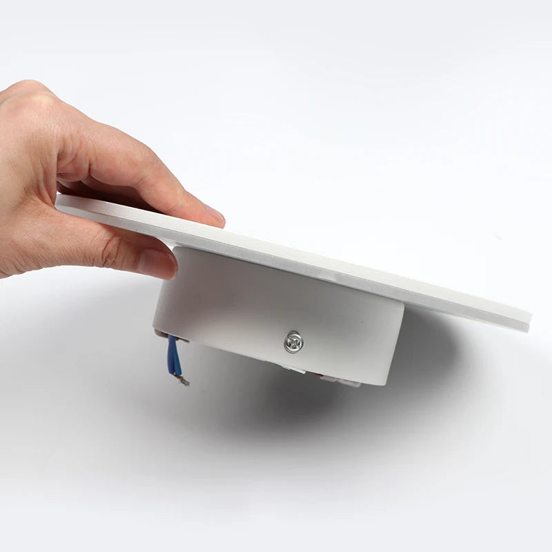 Indoor LED Wall Lamp – Modern Round/Square Aluminum Sconce for Living Room, Staircase, and Home Decoration