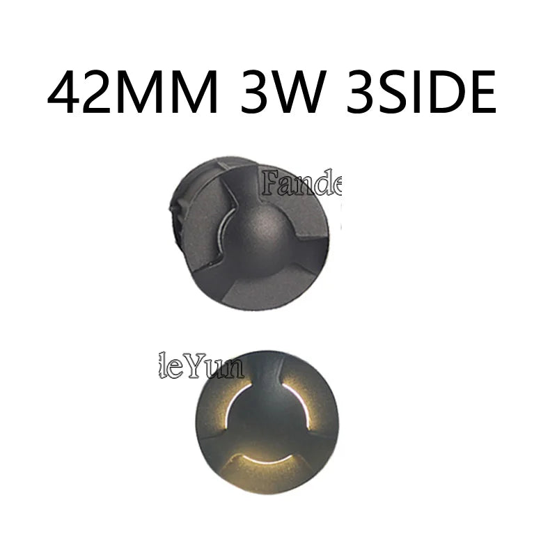 Dimmable LED Garden Spotlight – 3W, 5W, 10W Recessed Underground Lamp, IP67 Waterproof Landscape Floor Lighting