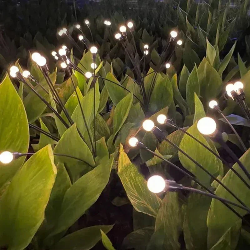 Solar-Powered Waterproof Firefly Swaying LED Pathway Lights – Outdoor Garden Landscape Lighting for Patio, Wedding, Yard & Party Decor