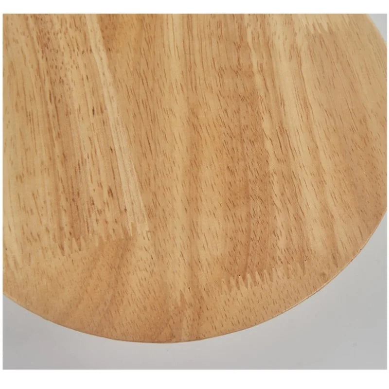 Nordic Circular Wooden LED Wall Light – Modern Minimalist Bedside and Staircase Sconce for Warm Ambient Home Lighting