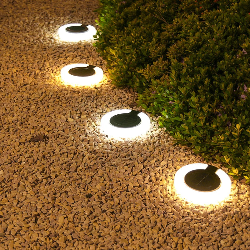 Solar Atmosphere Ground and Wall Lights – Waterproof Outdoor Buried Lamps for Garden, Balcony & Pathway Decor