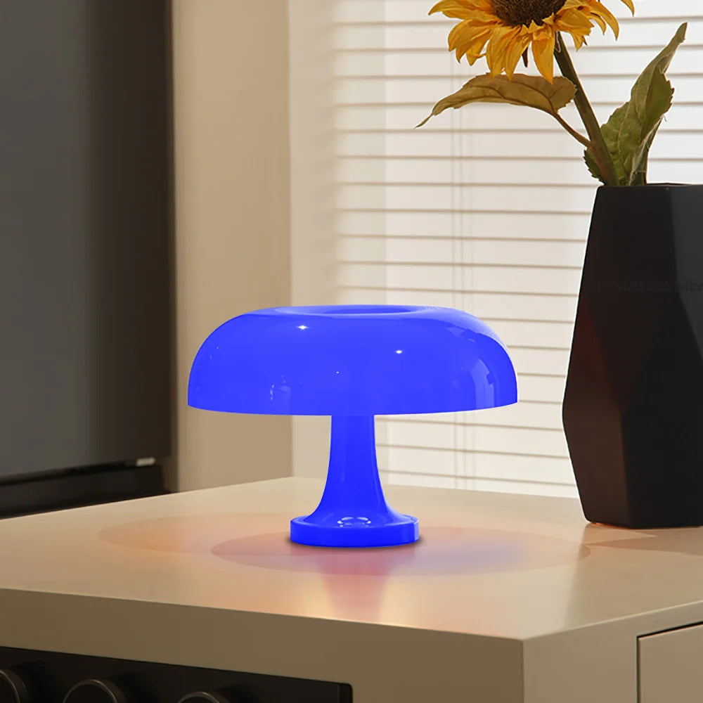Classic Mushroom Table Lamp – Modern Bauhaus Art Designer Light for Bedroom & Decorative Bedside Ambience