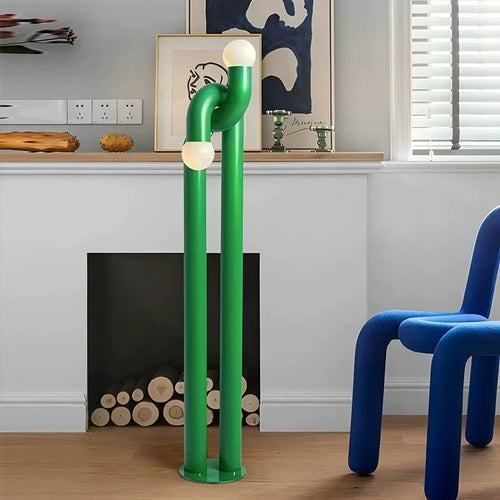 French Designer Creative LED Floor Lamp – Modern Vertical Atmosphere Lighting for Living Room, Dining Room, Bedroom, and Study