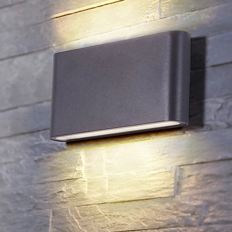 LED Outdoor Waterproof Wall Lamp – 6W, 12W, 20W Aluminum Wall Sconce for Indoor & Outdoor Home Lighting