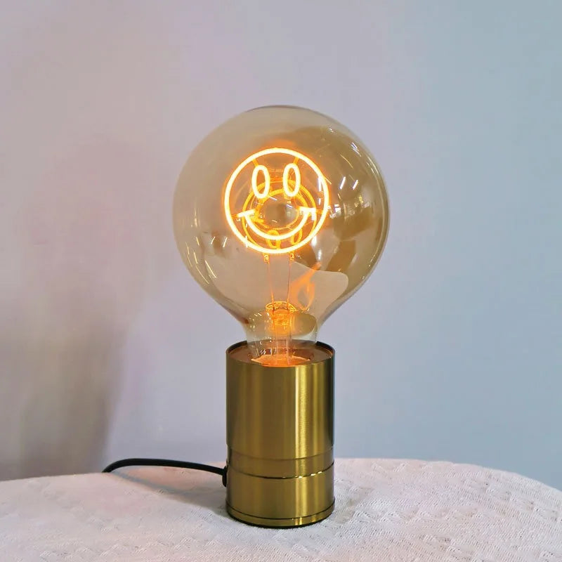 LED Filament Letter Bulb G125 LOVE – Warm Ambient Edison Light for Bedroom and Home Décor