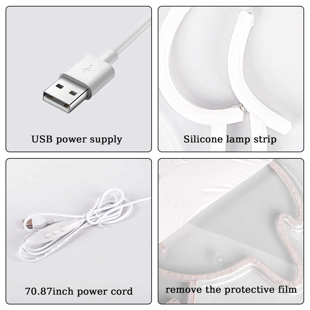 Fishing Neon LED Wall Sign – Dimmable Light Up Décor for Bedroom, Living Room and Party Spaces