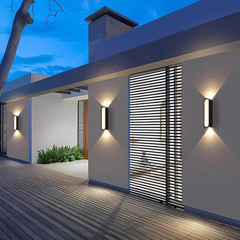 Outdoor Waterproof Wall Lamp – Contemporary LED Lighting for Villa Courtyards, Corridors, and Guesthouses