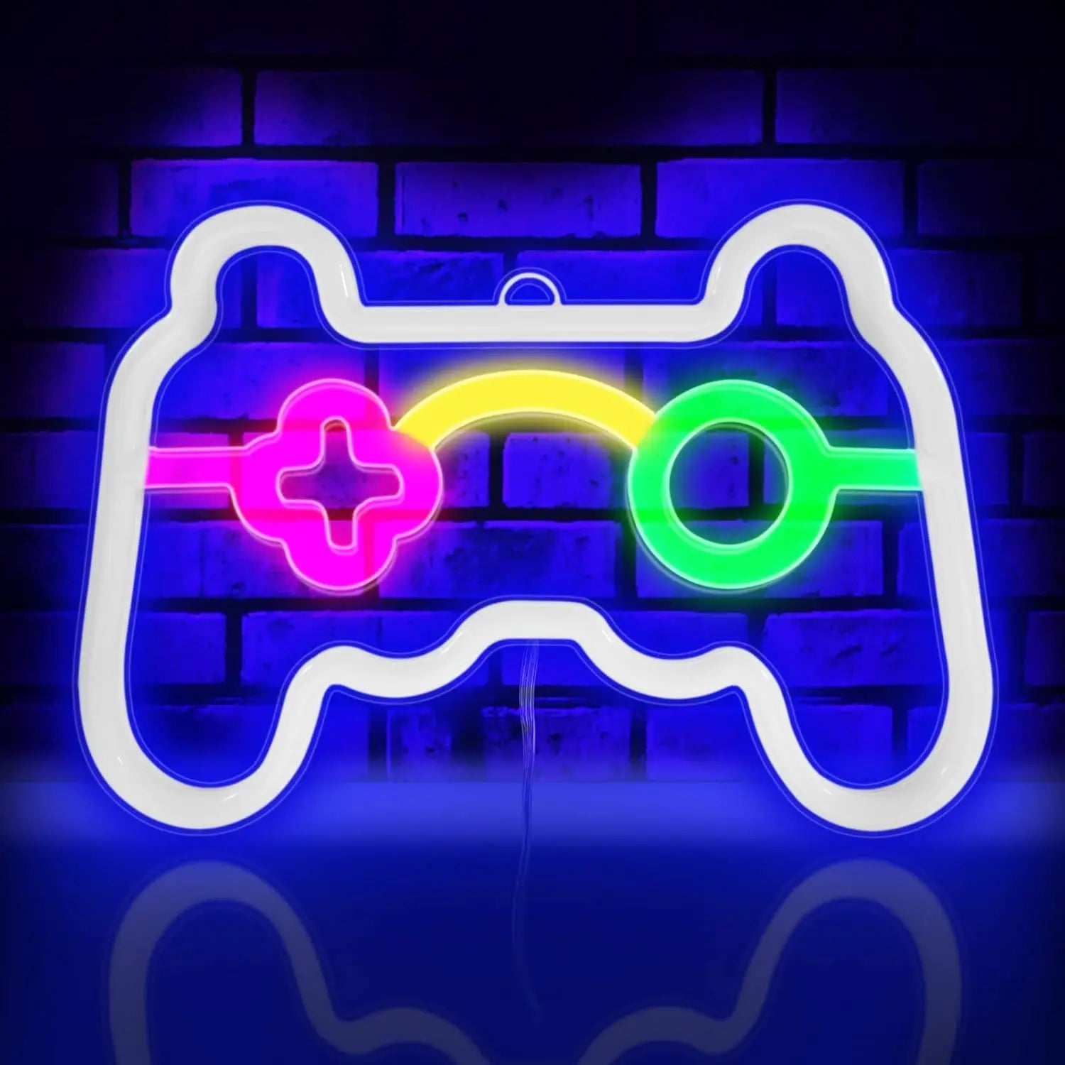 Gamer Neon LED Wall Sign – Game Controller Light for Party, Man Cave and Gaming Room Decor