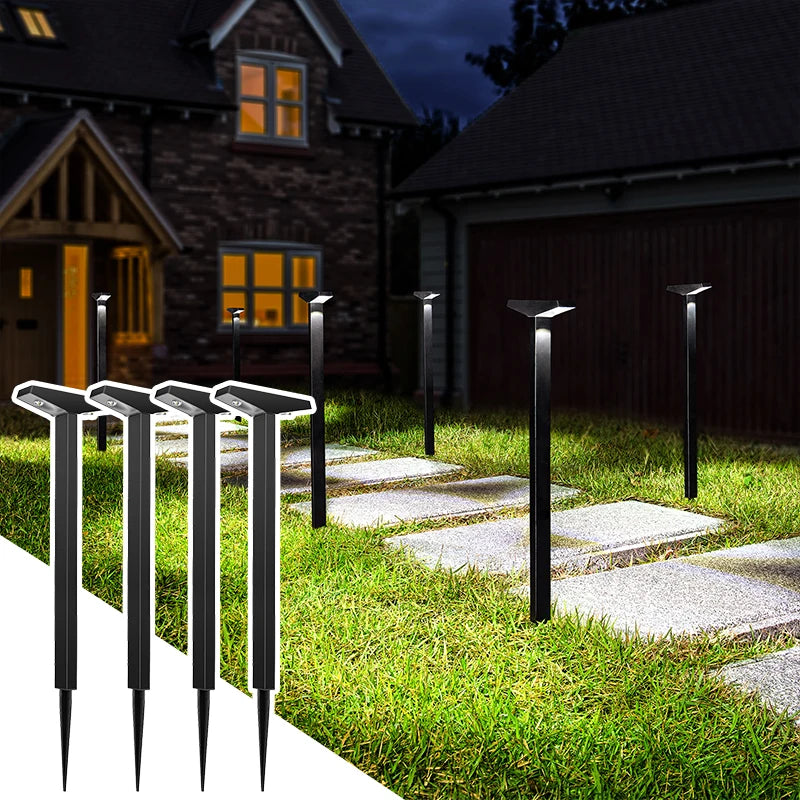 Solar Lawn Light – Outdoor Waterproof Ground Lamp for Yard, Path, Garden, Deck & Camping Landscape Decoration