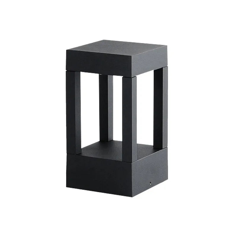 LED Outdoor Lawn Lamp – Modern IP54 Waterproof Aluminum Square Column Light for Garden, Path & Landscape Decoration