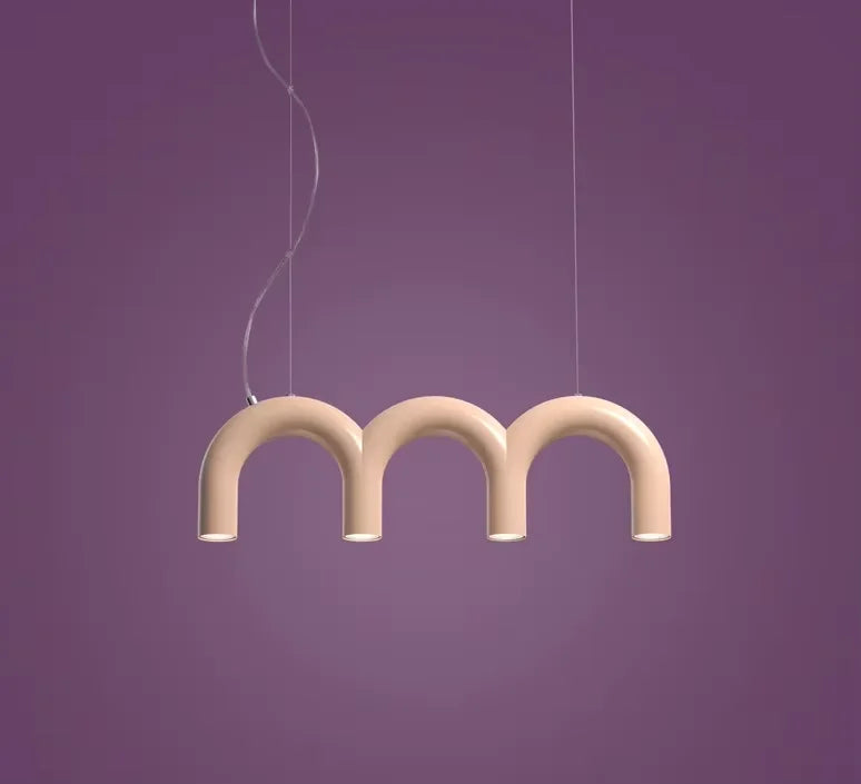 Oblure Arch Chandelier – Post-Modern U-Shaped Pendant Light