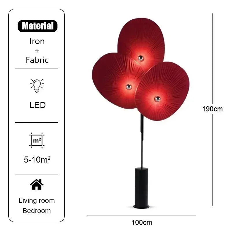 Nordic Modern Designer LED Floor Lamp – Creative Personalized Atmosphere Light for Living Rooms, Hotels, and Model Rooms