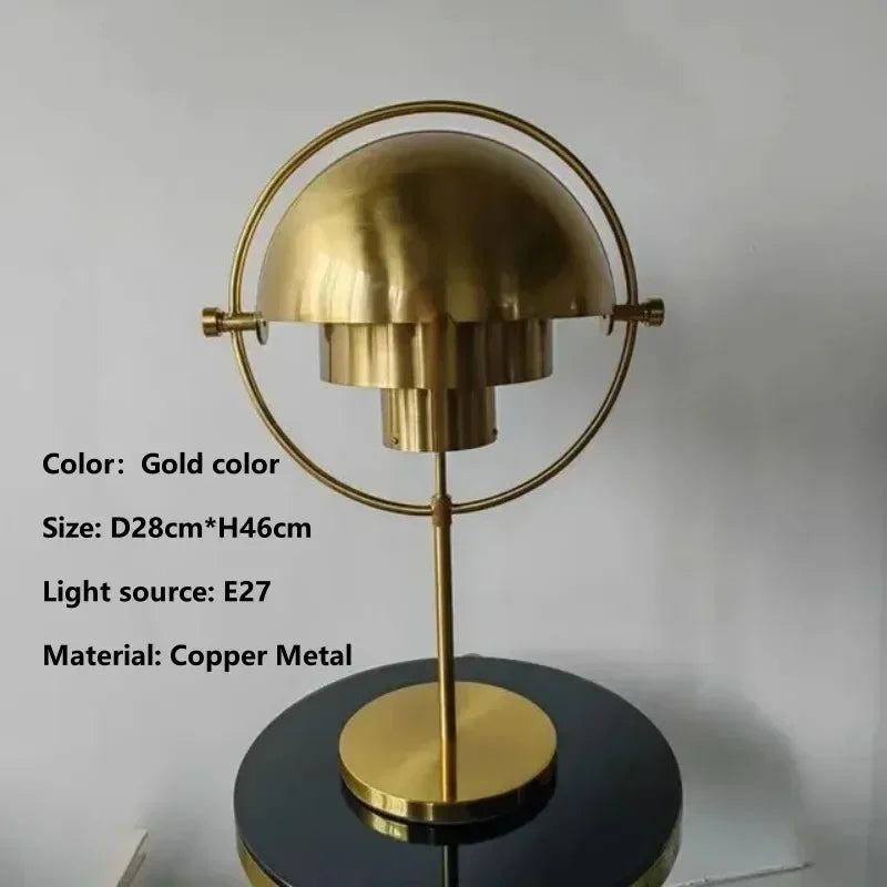 Modern LED Gubi Floor Lamp – Danish Multi-Lite Inspired Luxury Metal Standing Light for Bedroom, Study, and Living Spaces