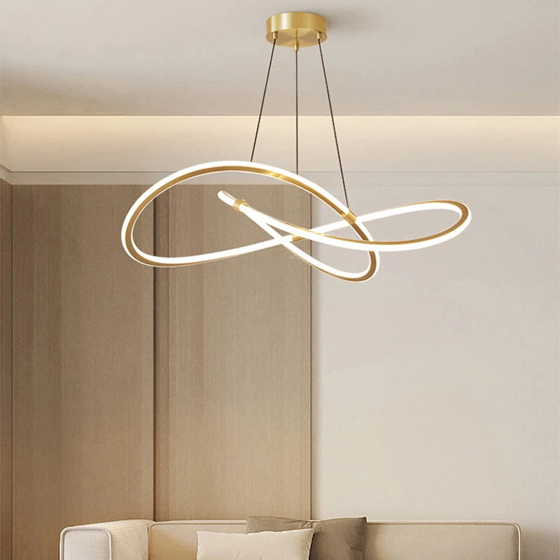 Modern LED Chandelier – Decorative Ceiling Light for Living Room, Dining Room, Bedroom & Kitchen