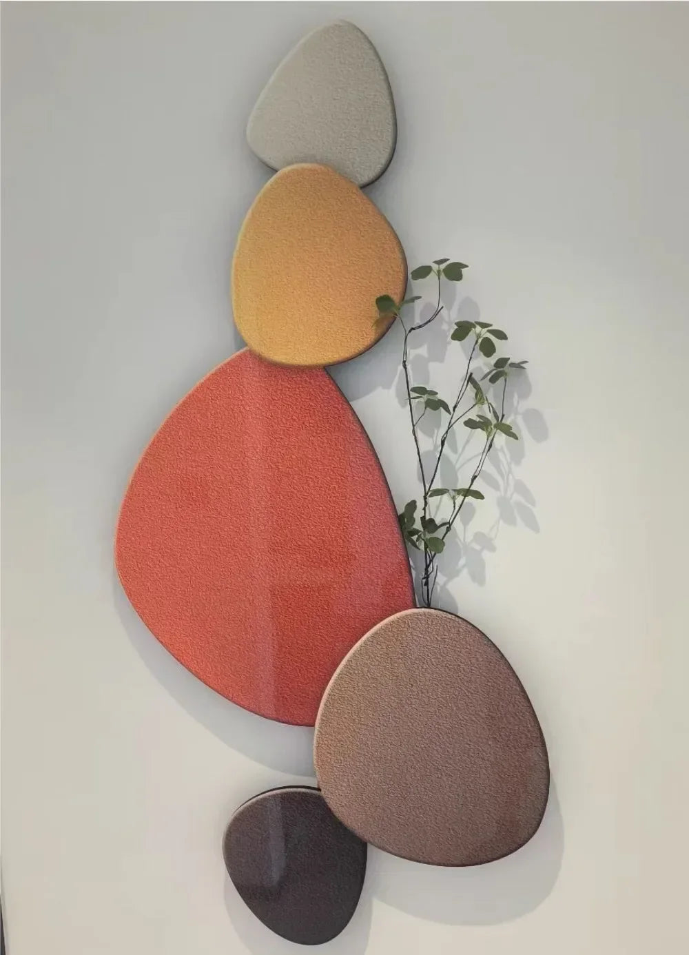 New Style Living Room Wall Lamp – Decorative Green Plant Art Light for Porch, Corridor & Aisle