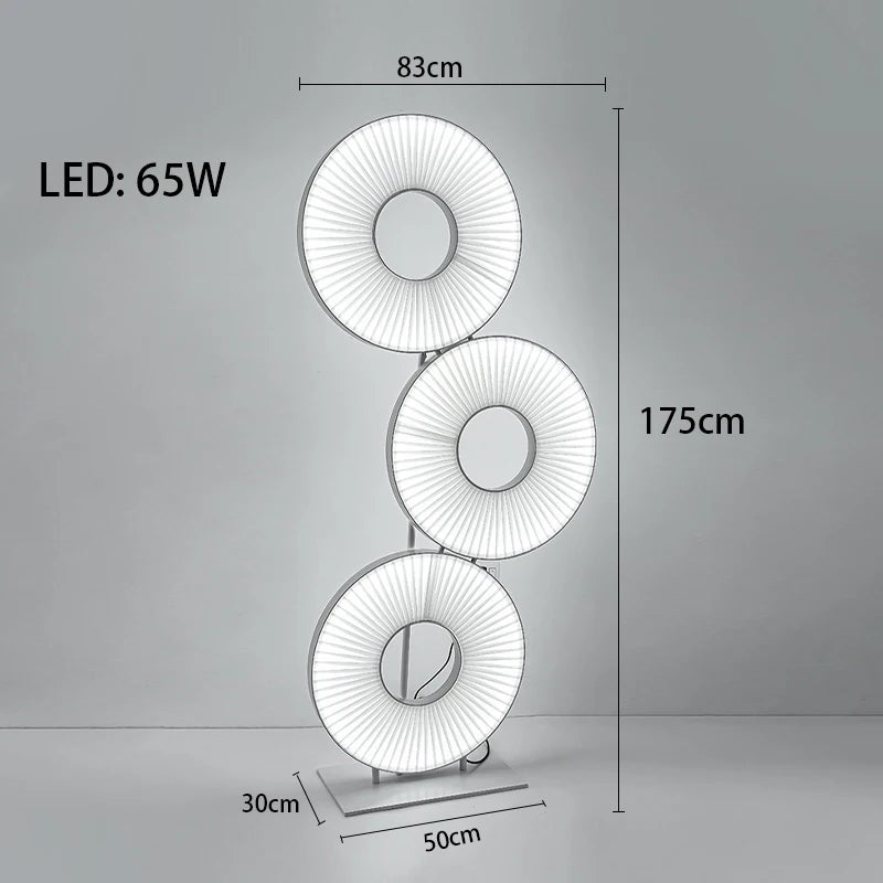 Tanutta Modern Fabric Floor Lamp – Soft White Nightlight for Artistic Bedroom and Study Room Decor