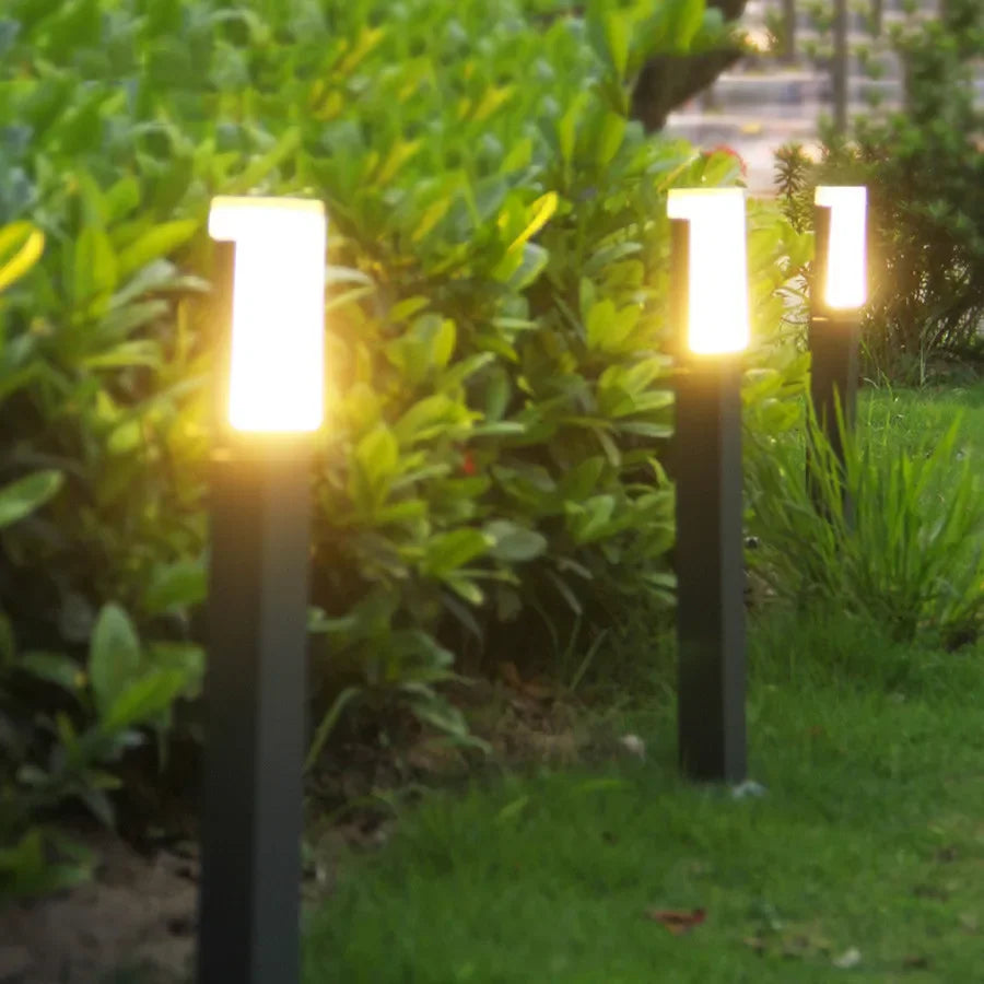 Waterproof IP65 Acrylic LED Lawn Light – Modern Aluminum Bollard Path Lamp for Garden, Walkway & Villa Landscape Decor