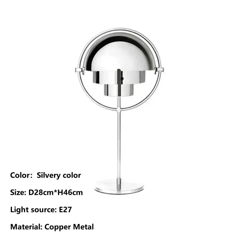 Modern LED Gubi Floor Lamp – Danish Multi-Lite Inspired Luxury Metal Standing Light for Bedroom, Study, and Living Spaces