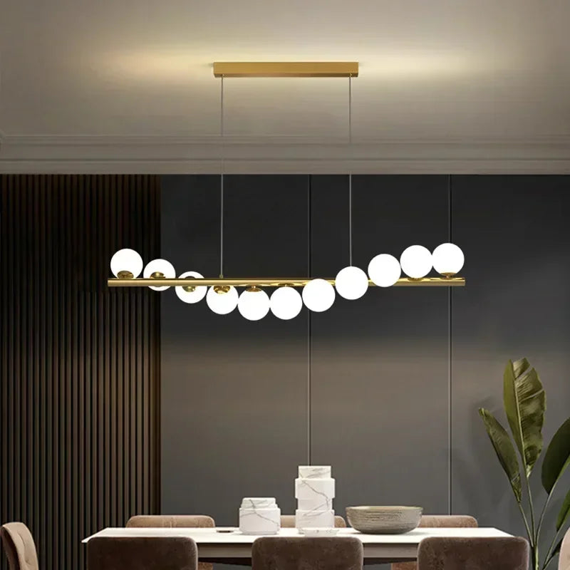 Nordic Ceiling Chandelier – Modern Luxury Suspension Light for Living Room, Kitchen, Office & Home Decoration
