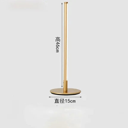 Simple Slim Floor Lamp – Minimalist LED Strip Lighting for Bedroom and Living Room Art Décor