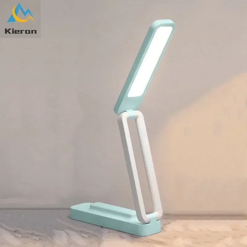 Nordic Modern Folding LED Desk Lamp – Touch Control Rechargeable Light for Bedroom, Study, Hotel, and Living Room Décor