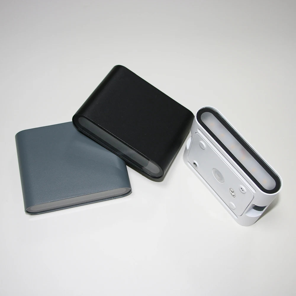 6W, 12W, 24W LED Outdoor Waterproof Wall Lamp – Aluminum Exterior Wall Sconce for Bedroom, Living Room, Balcony