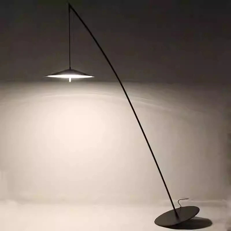 Lampadaire minimaliste haut de gamme et créatif – Lampe sur pied LED réglable pour salon, chambre, bureau