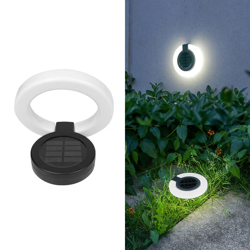 Solar Atmosphere Ground and Wall Lights – Waterproof Outdoor Buried Lamps for Garden, Balcony & Pathway Decor