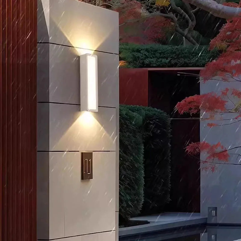 Outdoor Waterproof Wall Lamp – Contemporary LED Lighting for Villa Courtyards, Corridors, and Guesthouses