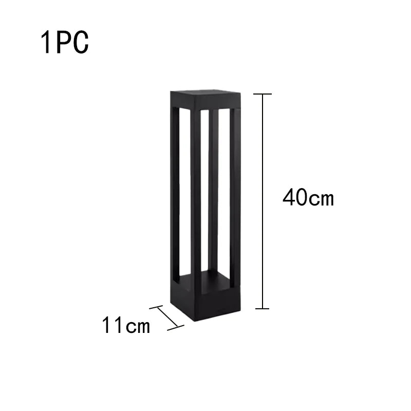 Outdoor Lawn Lamp LED Waterproof – Modern Aluminum Garden & Patio Bollard Light for Pathways, Pools & Courtyards