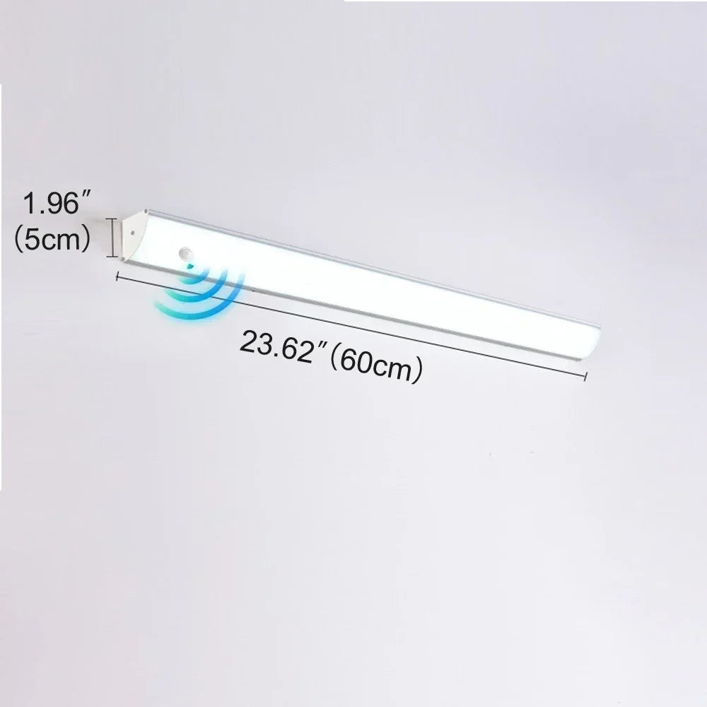 Minimalist Long Strip Wall Lamp – Waterproof Outdoor Wall Light, Motion Sensor Garden, Villa, Porch, Courtyard Lighting