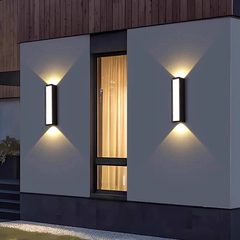Outdoor Waterproof Wall Lamp – Contemporary LED Lighting for Villa Courtyards, Corridors, and Guesthouses