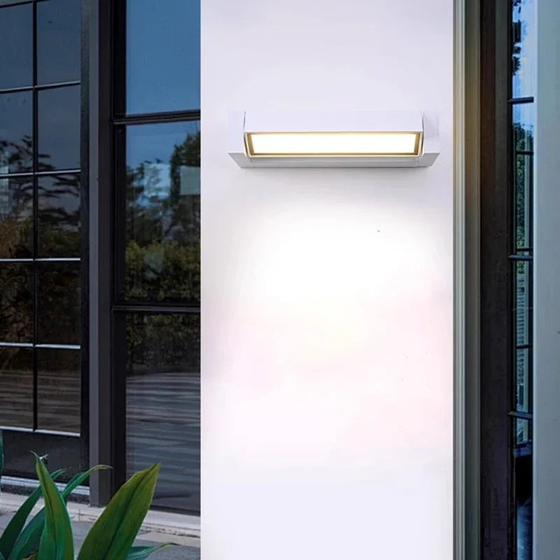 Adjustable Angle Outdoor Waterproof Wall Lamp – Modern Aluminum Garden and Exterior Wall Lighting