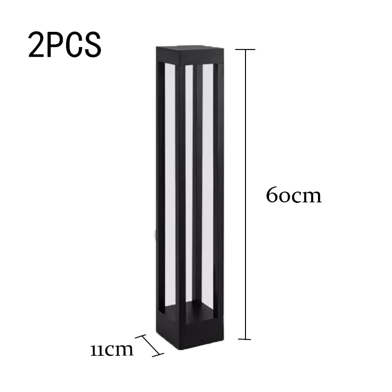 Outdoor Lawn Lamp LED Waterproof – Modern Aluminum Garden & Patio Bollard Light for Pathways, Pools & Courtyards