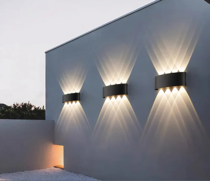 Aluminum Interior Wall Light – Waterproof IP65 LED Up &amp; Down Wall Lamp for Bedroom, Living Room, Garden & Stairs